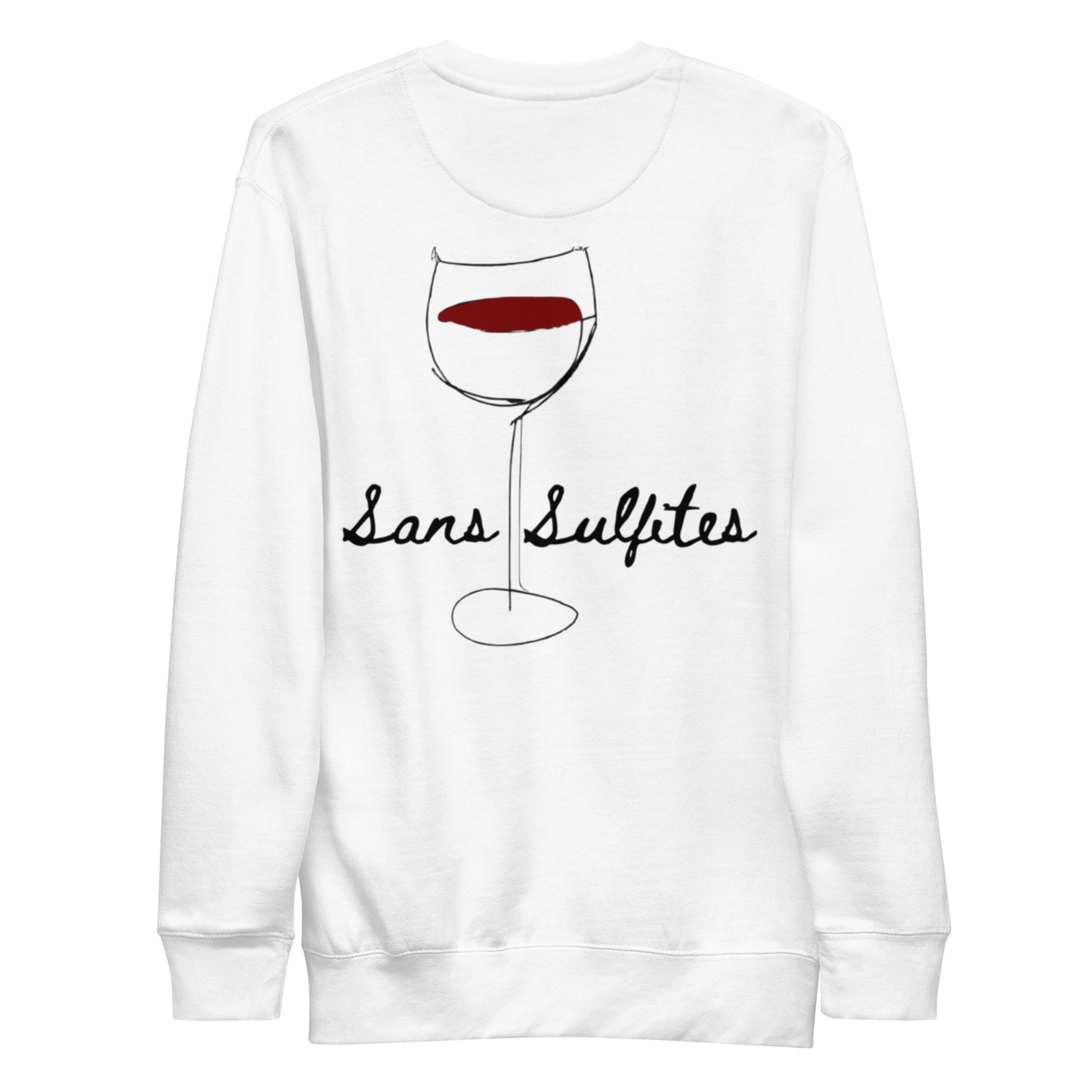 Sans Sulfites - White Sweatshirt