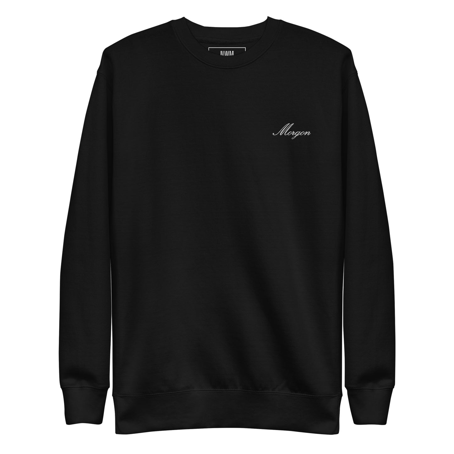 Morgon - Embroided Black Sweatshirt