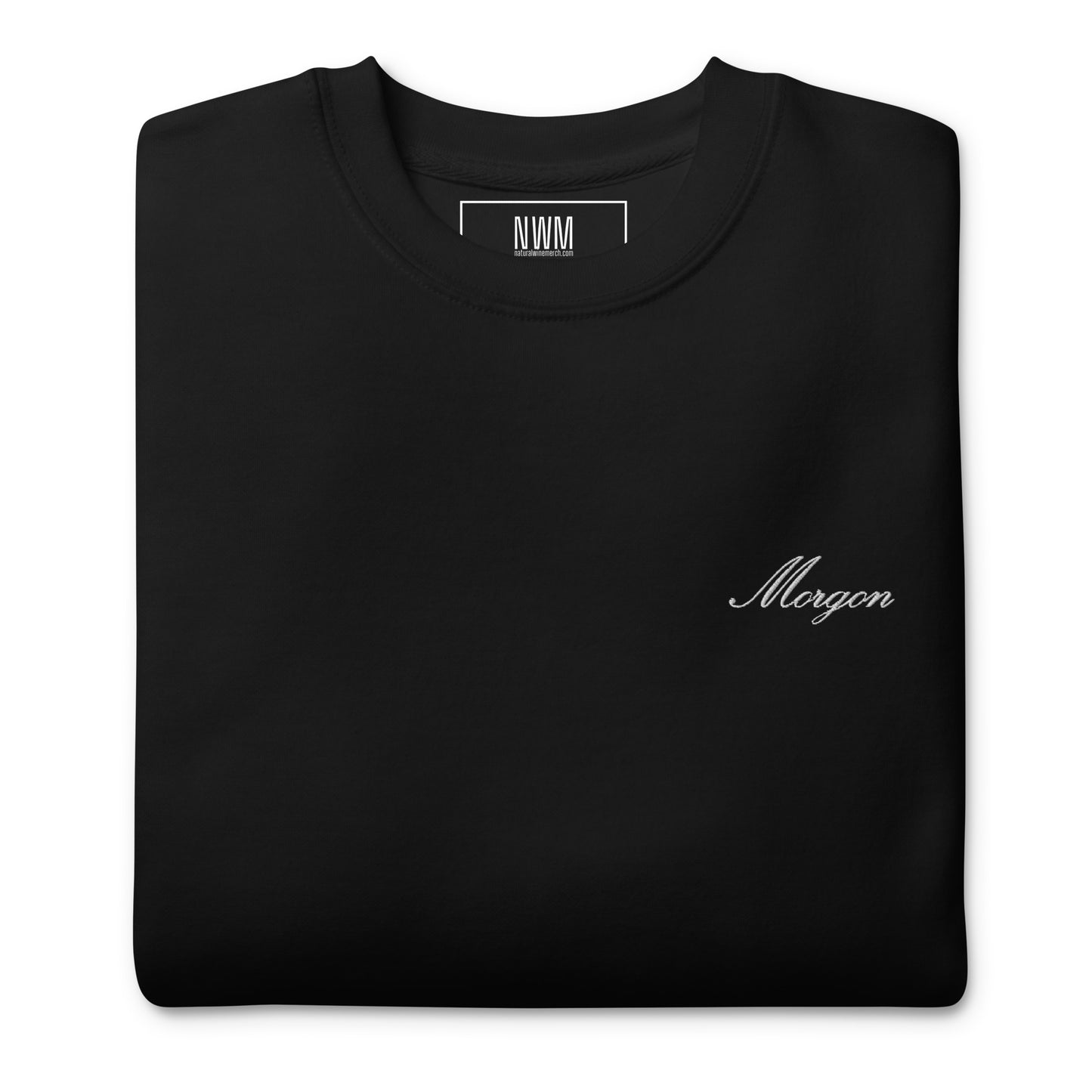 Morgon - Embroided Black Sweatshirt